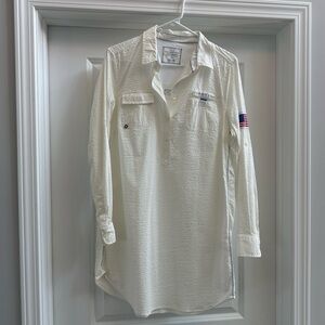 Vineyard Vines Button-Down Cover-Up - White